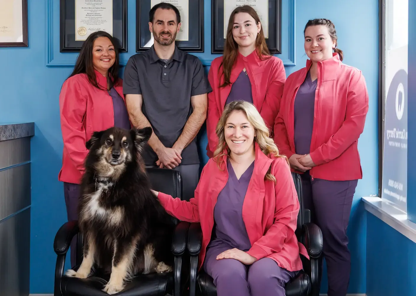 Carrie Terry Dentistry team
